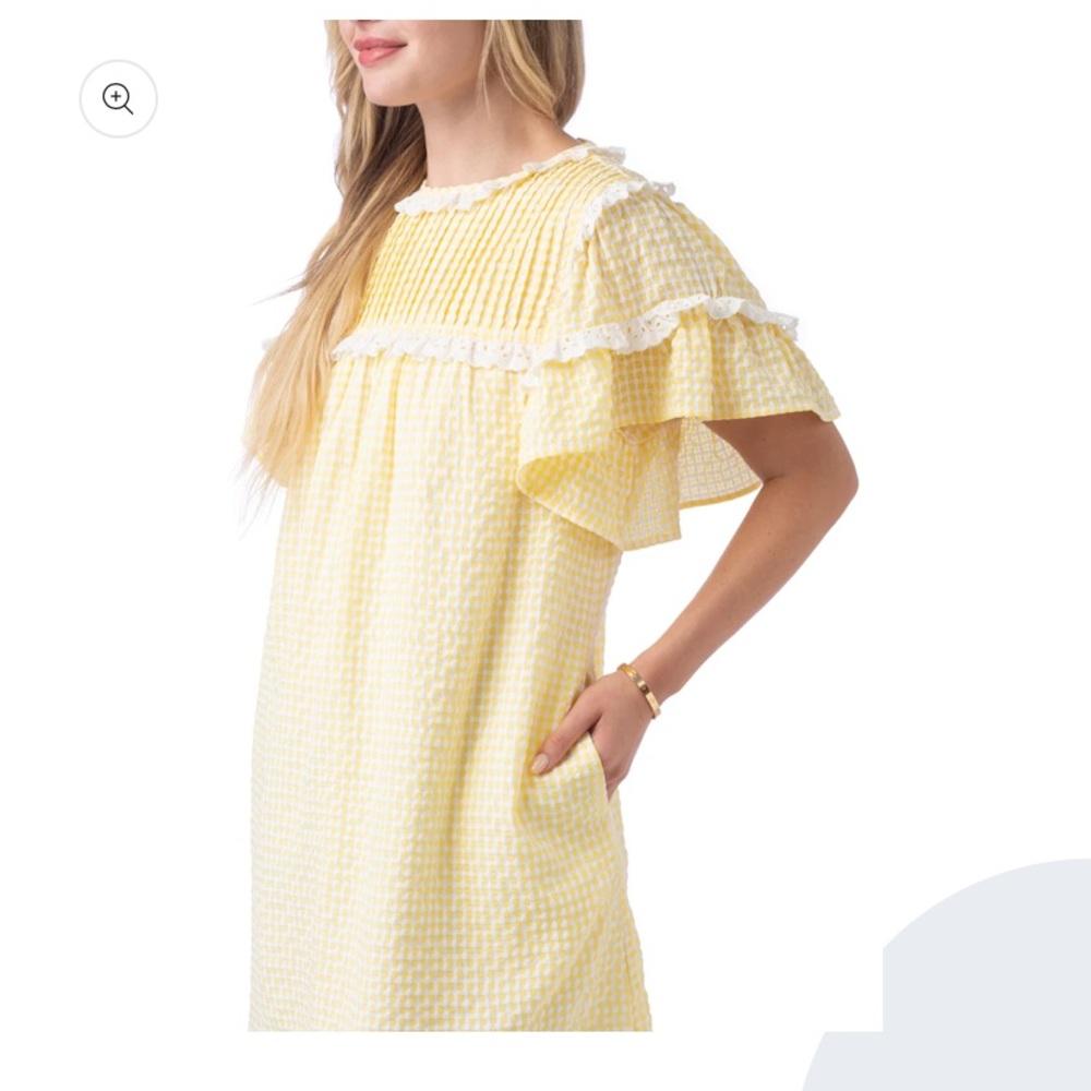NWT XS Crosby Hadley Seersucker Dress